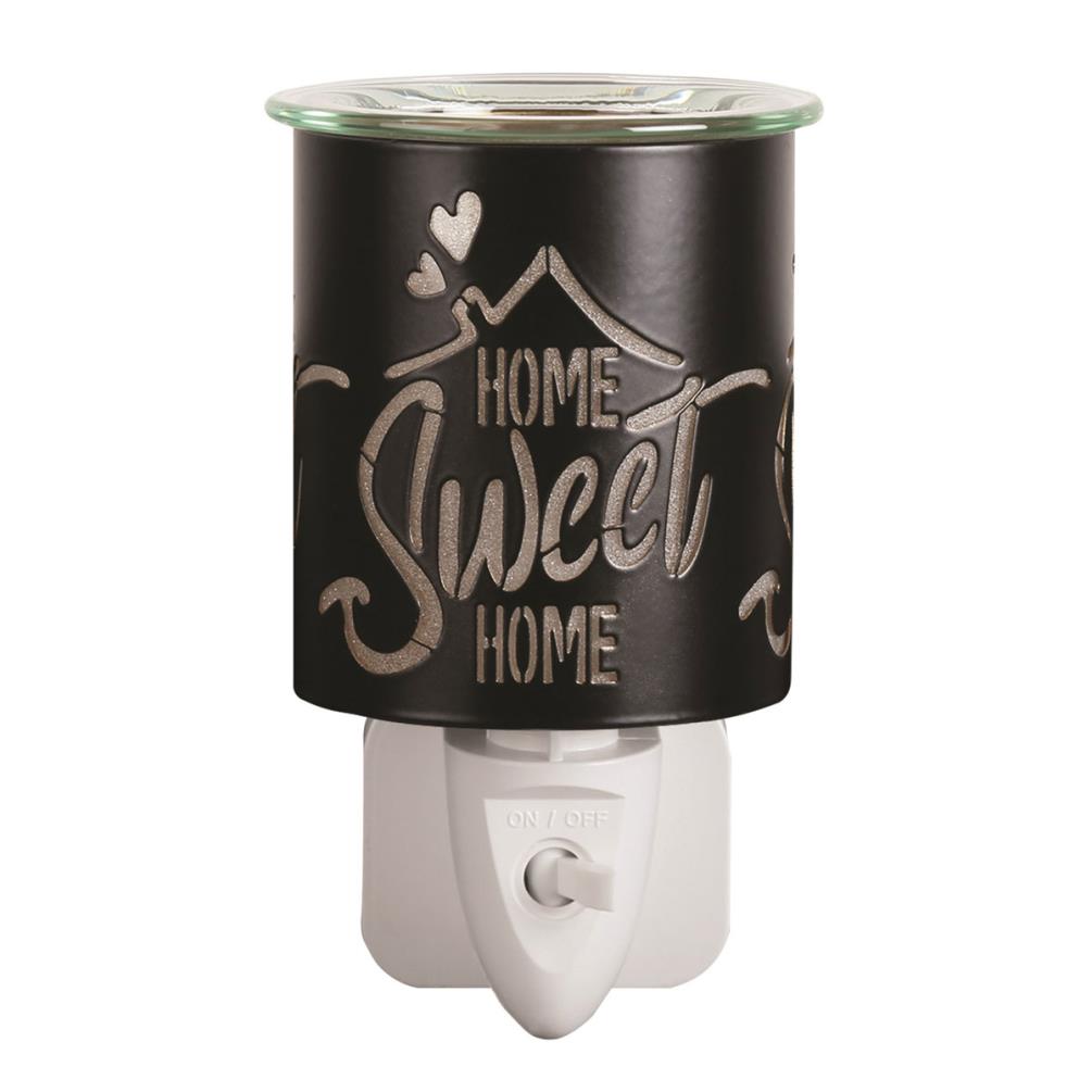 Aroma Black & Gold Home Sweet Home Plug In Wax Melt Warmer Extra Image 1